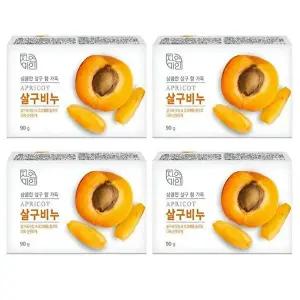 무궁화 자연미인 우유비누 90g 4개입-WFOGO7O