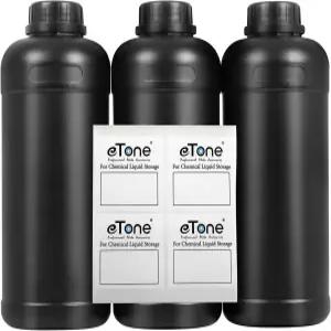 3X 1000ml 원형 용기 암실 화학 저장 병 필름 사진 현상 처리 장비 1L
