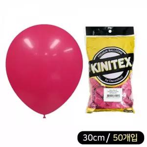 라운드풍선 30cm 푸치샤 50개입 파티 풍선 장식 생일 졸업식