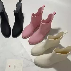[오르토]여성 베이직 가벼운 여름 장마 장화부츠