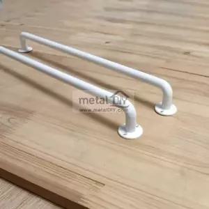 유로 수건 걸이 백색 소 430mm 다용도 후크 소품