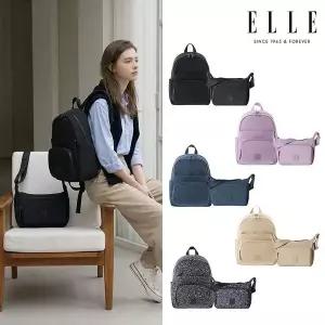 [NS홈쇼핑](ELLE) 엘르 라일라 백팩+크로스백 2종 세트[36005018]