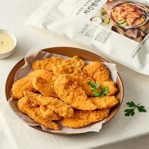 차려낸 바삭한 국내산 안심 치킨텐더 500g x 2팩