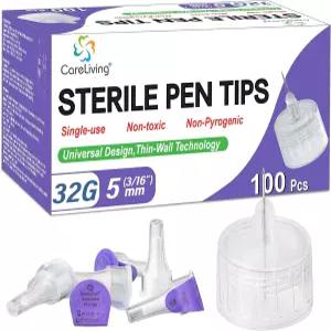 펜 팁 32g x 5mm 유니버설 핏 100/bx 편안함