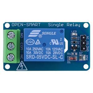 릴레이 보드 5V 1채널 단일 모듈 Arduino호환와 호환되는 하이 레벨 트리거
