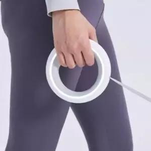 강아지 링타입 자동 리드줄 1P 초경량 산책 핸즈프리