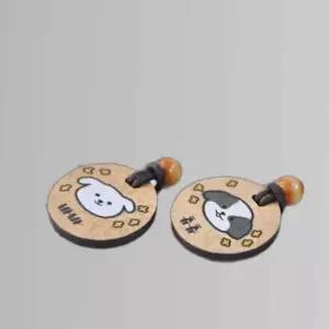 두바보 MDF 펜던트 (목줄L) X2 강아지 목걸이 개목줄