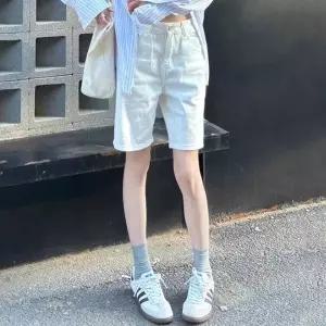 반바지 여성 데님 하프팬츠 빈티지 숏팬츠