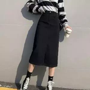 A라인 스커트 여성 앞트임 데일리 봄 가을 1P