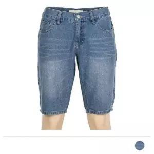 위넛 워싱데님 5부 반바지