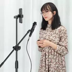 프리미엄 폰거치형 마이크스탠드 360도 회 실용음악
