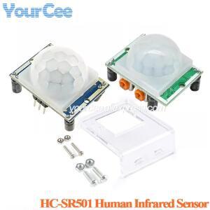 10피스/1pc HC-SR501 IR 초전기 적외선 인간 모션 센서 감지기 보드 DC 4.5V - 20V 지연 시간 0.5~200S 조
