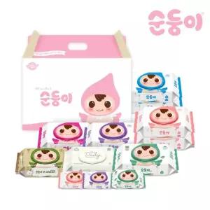 순둥이 종합 선물세트 아기물티슈 12팩 Gf-D)