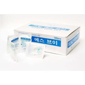 두원 나비침 1통(100개) 23G, 24G, 25G 옵션 선택/스칼프니들/