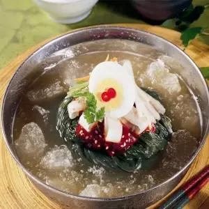 [태백산채]곰취물냉면 10인분(냉면400g*5팩+육수350g*10봉) /태백산채영농조합