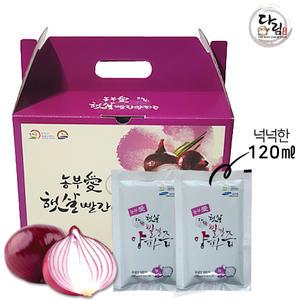 다림 농부애 햇살 빨간양파즙 (120mlx50팩)~무안양파