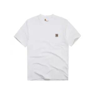 [칼하트][칼하트 의류] 포켓 반팔티 화이트 / K87-WHT