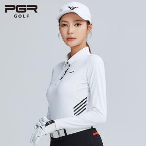 PGR골프 파크골프웨어 여성 긴팔 카라 티셔츠 GT-4237 여자 골프티