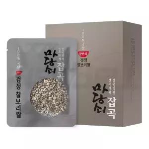 마당쇠 잡곡 검정 찰 보리 찰 보리쌀 검정찰보리쌀 1세트 50팩