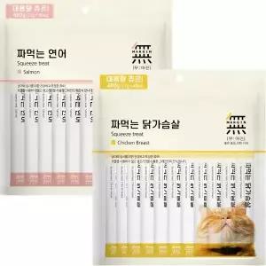 무마진 짜먹는 고양이간식 1ea (12gx40개입) 연어,닭가슴살,참치중 한가지선택