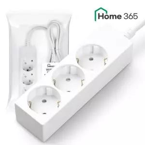 홈365 국산 일반 3구 멀티탭  3m 16A