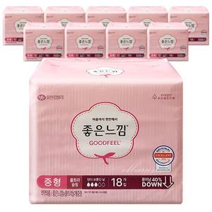 좋은느낌 오리지널 울트라슬림 날개 중형 18매x10개