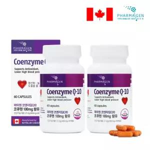파마젠 코엔자임Q10 코큐텐 CANADA수입정품 60캡슐, 2개