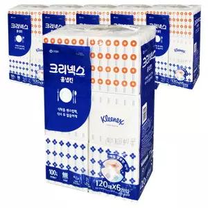 크리넥스 홈냅킨 120매x6각입x6팩