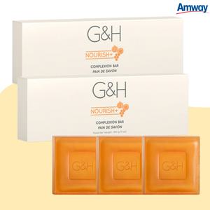 암웨이 비누 꿀비누 G&H 너리쉬+ 컴플렉션 바 6개 (2박스)