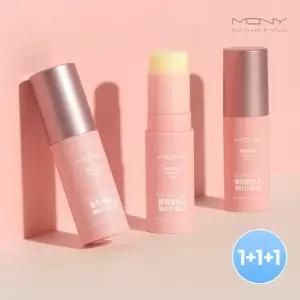 맥퀸뉴욕 [1+1+1] MQNY 프랑스산100 콜라겐 비타 링클 멀티밤 10g 수분 보습 주름케어 스틱