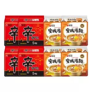 안성탕면 20봉 + 신라면 20봉