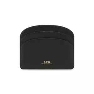 A.P.C 아페쎄 여성 하프문 블랙 카드지갑 PXAWV F63270 LZZ