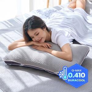 [리브맘] 매일 바꿔쓰는 아이스냉감 베개커버 지그재그 40x60
