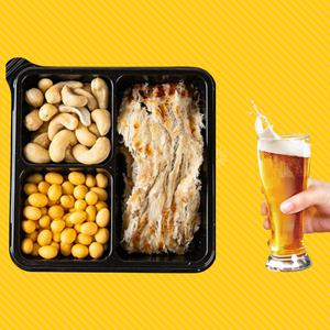 (기프트크루 맥주안주) 3종세트A  주전부리 혼술 캠핑 와인 하이볼 마른 안주 소포장 어르신 회사 워크샵 체육대회 버스대절 관광버스 산악회 등산 단체 간식