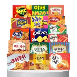 [판다네 마켓] 팔만 과자 C세트 회사 사무실 탕비실 세미나 학교 학생 어린이 대용량 간식 스낵 다과 과자선물세트