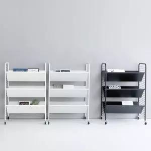 [아트박스]/인터데코 북카트 이동식카트 책꽂이 트롤리 MK26751 RATNER