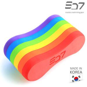 국내생산 SD7 무지개 풀부이 땅콩 수영 연습 강습 킥판 훈련용품