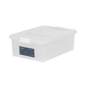 창신리빙 심플스텝리빙박스 25L 화이트(반투명)
