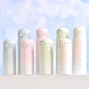 상상앤드 1+1 디유 보온력 우수 원터치 손잡이형 보온병_스텐316 350ml_500ml