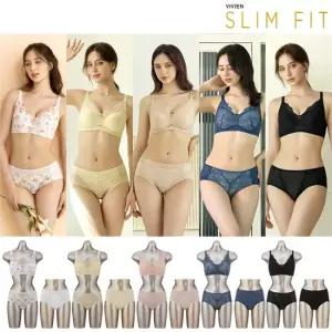 비비안 SLIMFIT 봄 브라팬티 패키지(5세트+세컨팬티 5종)