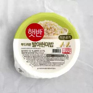 CJ 햇반 즉석밥 발아현미밥 작은공기 130g x 12개