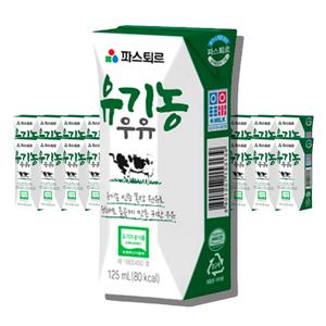 파스퇴르 유기농 우유 125ml 24개