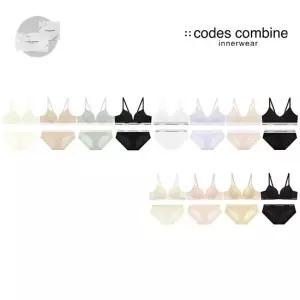 [롯데백화점]코데즈컴바인 이너웨어 [선물포장]노와이어브라팬티세트12종중1택CCWBRBP513LPU12