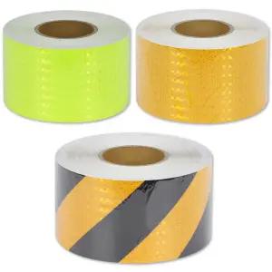 PVC 반사 테이프 스티커 고휘도 벌집 반사지 100mm x 50M
