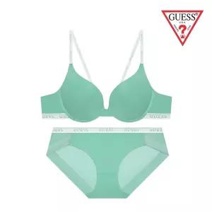 화이트 로고밴딩 브라팬티세트 GDWBR121GDWBP121GR
