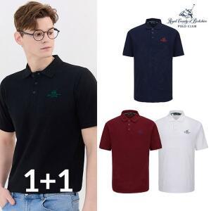 [RCB POLO CLUB][1&1/총2장] RCB폴로클럽 남성 여름 면 반팔 PK 티셔츠