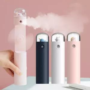 4in1 미스트 선풍기 휴대용 접이식 선풍기 미스트 보조배터리 플래쉬라이트