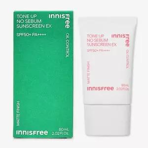 이니스프리 톤업 노세범 선스크린 EX 60ml(SPF50+)