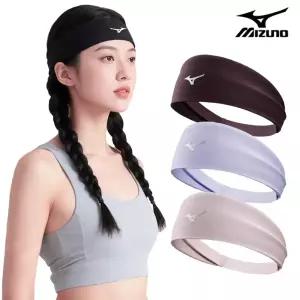 미즈노 MIZUNO 스포츠 헤어 밴드 머리 이마 땀 흡수 러닝 등산 헬스 C2CSC508