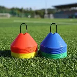 정품 접시콘세트 20개 x 2/학교체육/축구훈련/연습/축구콘/민첩성/컬러콘/드리블